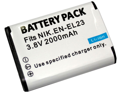 Kamerabatteri Ersättning för  NIKON EN-EL23
