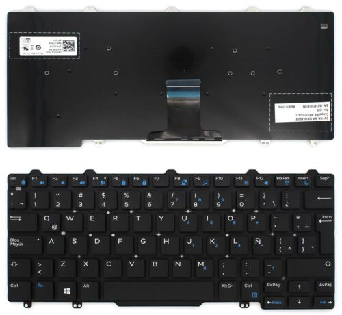 tangentbord Ersättning för  Dell Latitude-E7250
