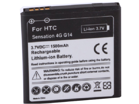 Mobiltelefonbatteri Ersättning för  HTC sensation 4G G14