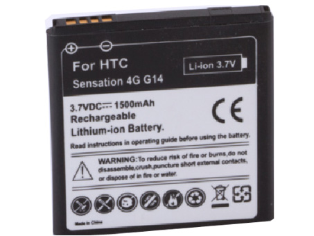 Mobiltelefonbatteri Ersättning för  HTC Sensation XE