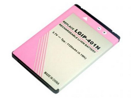 Mobiltelefonbatteri Ersättning för  LG LGIP-401N