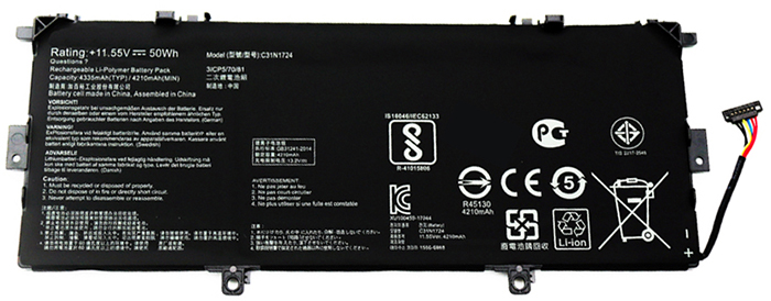 Datorbatteri Ersättning för Asus ZenBook-13-UX331UAL Datorbatteri Ersättning för Asus ZenBook-13-UX331UAL