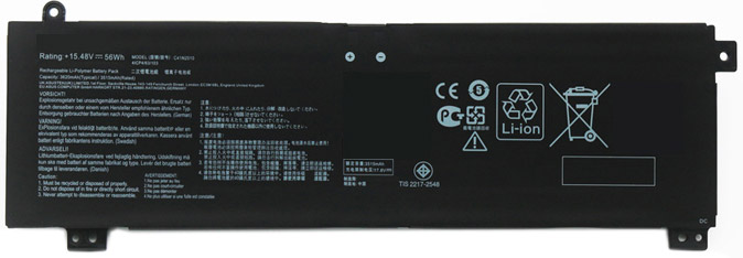 Datorbatteri Ersättning för Asus ROG-Strix-G17-FX507ZR Datorbatteri Ersättning för Asus ROG-Strix-G17-FX507ZR