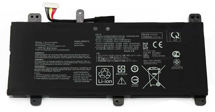 Datorbatteri Ersättning för  ASUS C41N1731