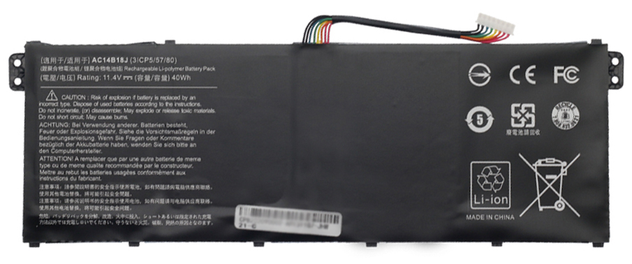 Datorbatteri Ersättning för  ACER Chromebook-15-C910
