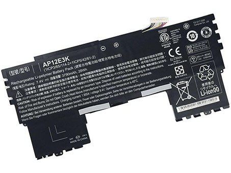 Datorbatteri Ersättning för ACER AP12E3K Datorbatteri Ersättning för ACER AP12E3K