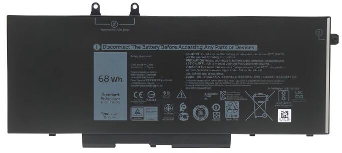 Datorbatteri Ersättning för  DELL Latitude-5501-Series