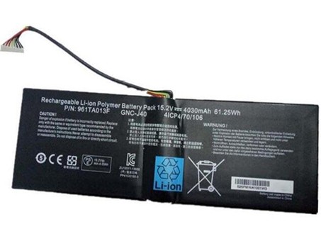 Datorbatteri Ersättning för  GIGABYTE P34W-Series