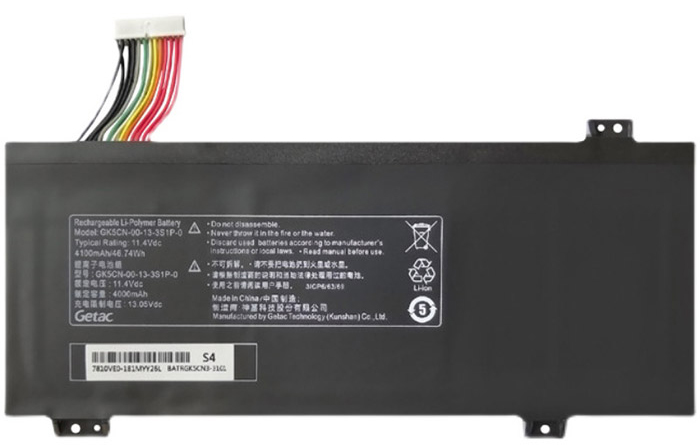 Datorbatteri Ersättning för  Getac GK5CN-11-16-3S1P-0