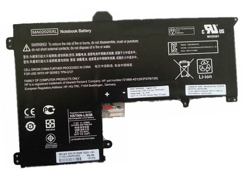 Datorbatteri Ersättning för  hp MA02025XL