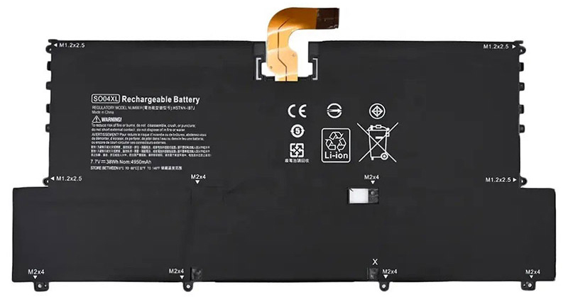 Datorbatteri Ersättning för  HP Spectre-13-V015TU