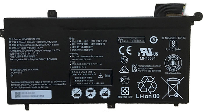 Datorbatteri Ersättning för HUAWEI MRC-W60 Datorbatteri Ersättning för HUAWEI MRC-W60