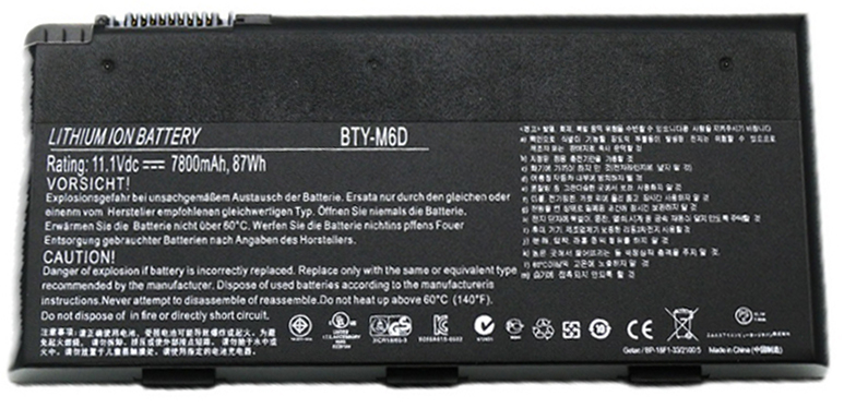 Datorbatteri Ersättning för MSI GT780DXR Series Datorbatteri Ersättning för MSI GT780DXR Series