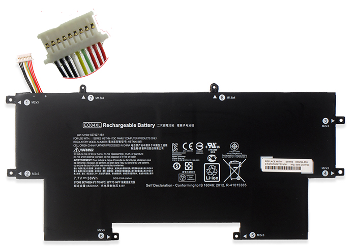 Datorbatteri Ersättning för  lenovo EliteBook-Folio-G1