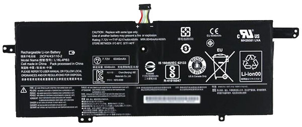 Datorbatteri Ersättning för  lenovo IdeaPad-720S-13IKBR(81BV0059GE)