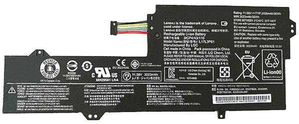 Datorbatteri Ersättning för  Lenovo L17C3P61