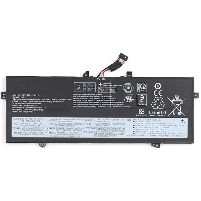 Datorbatteri Ersättning för  LENOVO L19D4PF5