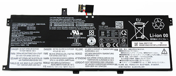 Datorbatteri Ersättning för  lenovo L21C4PG1