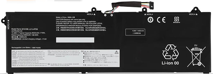 Datorbatteri Ersättning för  Lenovo ThinkBook-16-G4 ARA