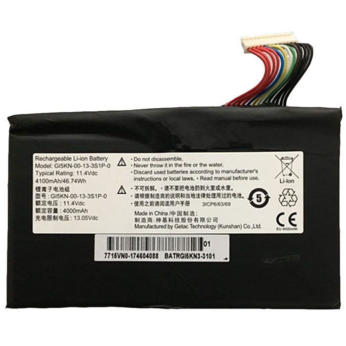 Datorbatteri Ersättning för  HASEE Z7M-i78172-D1Z7-KP7GT-series