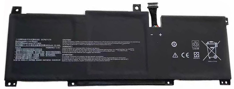 Datorbatteri Ersättning för MSI Prestige-14-A10RAS Datorbatteri Ersättning för MSI Prestige-14-A10RAS