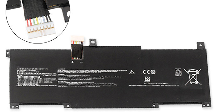 Datorbatteri Ersättning för  MSI MS-14C1