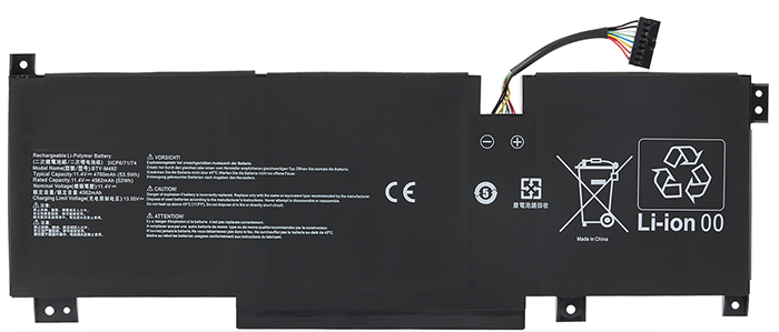 Datorbatteri Ersättning för MSI Pulse-GL66-11UEK-068J Datorbatteri Ersättning för MSI Pulse-GL66-11UEK-068J