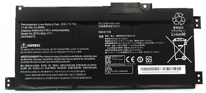 Datorbatteri Ersättning för THUNDEROBOT 911ME Datorbatteri Ersättning för THUNDEROBOT 911ME