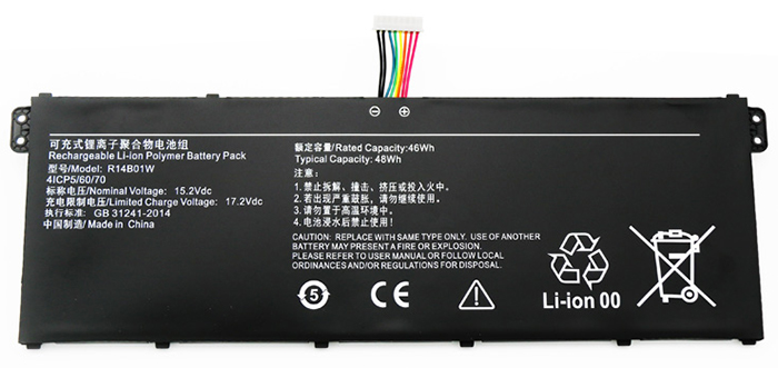 Datorbatteri Ersättning för XIAOMI XMA1901-DA Datorbatteri Ersättning för XIAOMI XMA1901-DA