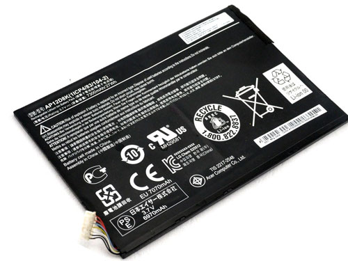 Datorbatteri Ersättning för  Acer Iconia-Tab-W510