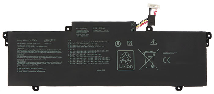 Datorbatteri Ersättning för asus ZenBook-14-UM425QA-XS99 Datorbatteri Ersättning för asus ZenBook-14-UM425QA-XS99