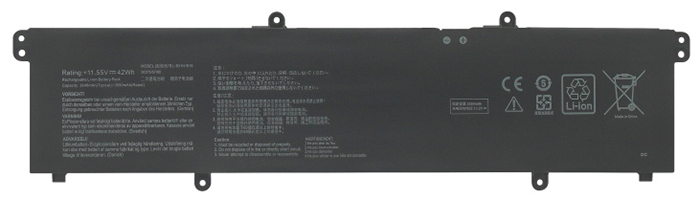 Datorbatteri Ersättning för  ASUS ExpertBook-B1-B1500-Series