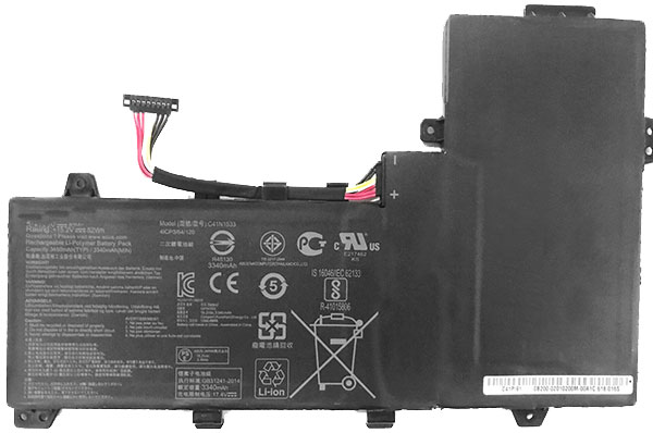 Datorbatteri Ersättning för  asus Q534UX-BI7T22