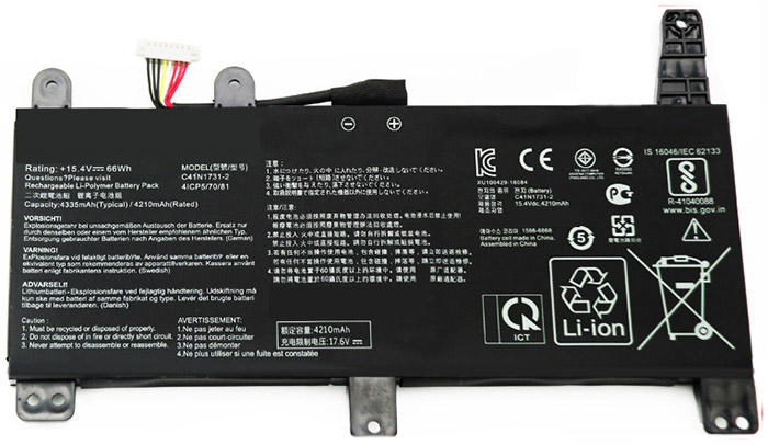 Datorbatteri Ersättning för asus ROG-Strix-G531G Datorbatteri Ersättning för asus ROG-Strix-G531G