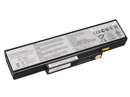 Datorbatteri Ersättning för  asus K72F-TY279V