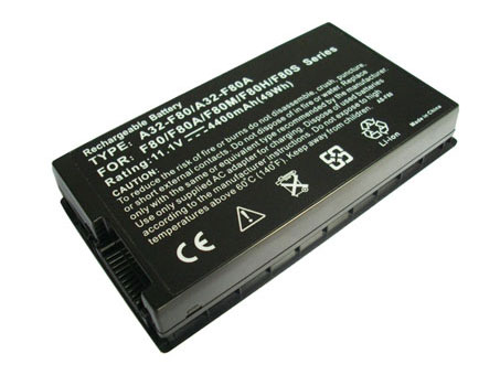 Datorbatteri Ersättning för  asus F80Q-4P031