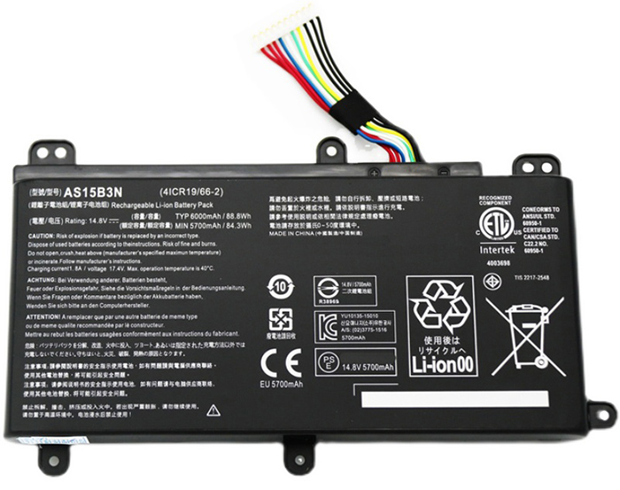 Datorbatteri Ersättning för acer Predator-15-G9-591 Datorbatteri Ersättning för acer Predator-15-G9-591