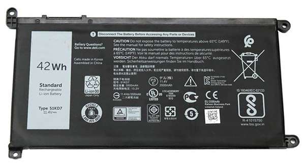Datorbatteri Ersättning för DELL Chromebook-11-3180 Datorbatteri Ersättning för DELL Chromebook-11-3180