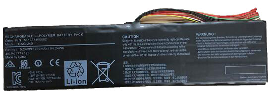 Datorbatteri Ersättning för GIGABYTE Aero-14-W-CF2-Series Datorbatteri Ersättning för GIGABYTE Aero-14-W-CF2-Series
