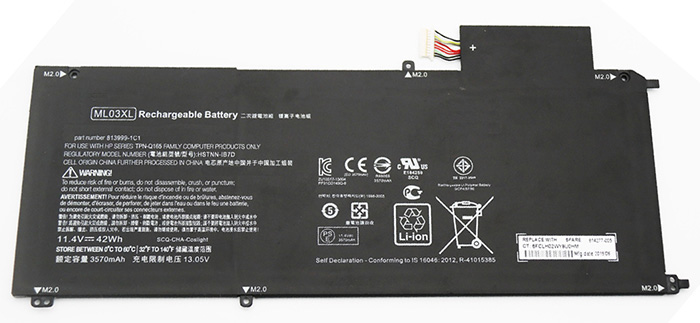Datorbatteri Ersättning för hp 813999-1C1 Datorbatteri Ersättning för hp 813999-1C1