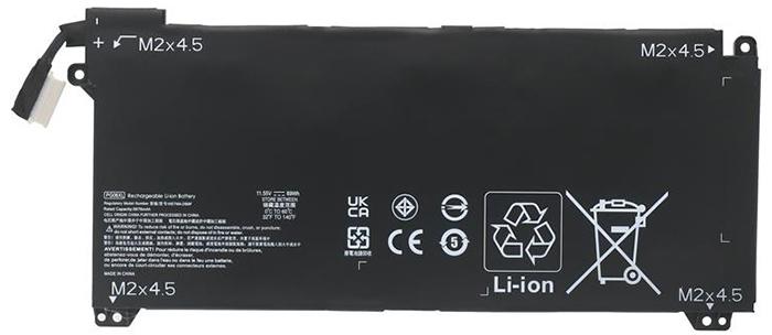 Datorbatteri Ersättning för  hp Omen-15-dh0111tx