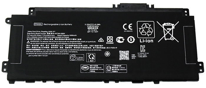 Datorbatteri Ersättning för hp Pavilion-X360-Convertible-14-DW1006NX Datorbatteri Ersättning för hp Pavilion-X360-Convertible-14-DW1006NX