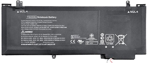 Datorbatteri Ersättning för  hp 723921-2C1