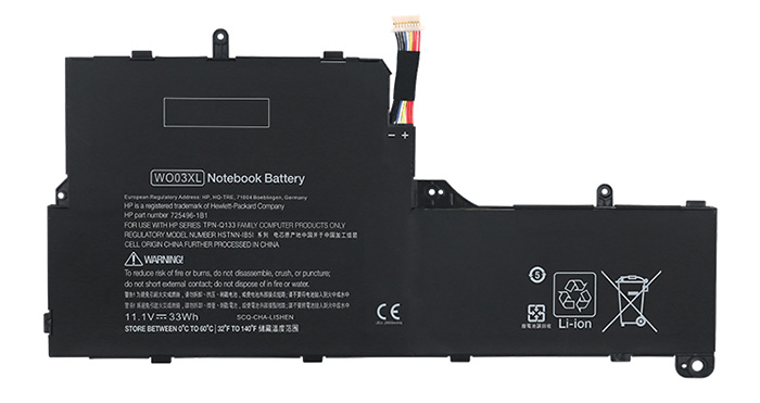 Datorbatteri Ersättning för  hp Split-13T-M000-CTO-X2-Series