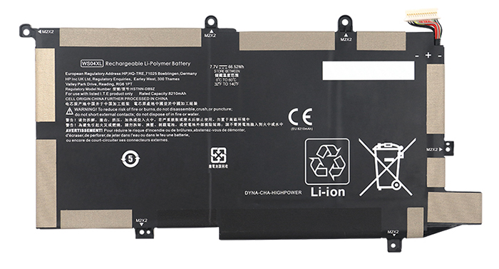 Datorbatteri Ersättning för  hp Spectre-X360-14-EA0002NX