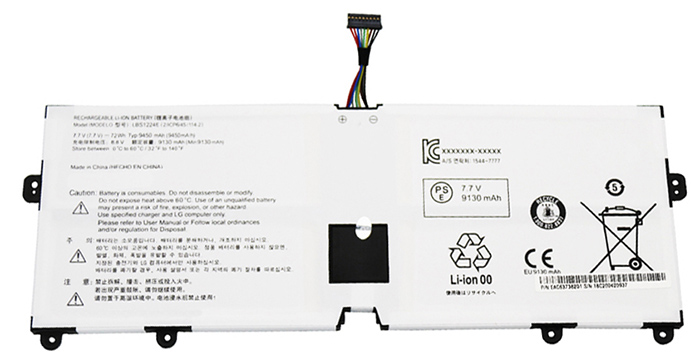 Datorbatteri Ersättning för  LG LBR1223E