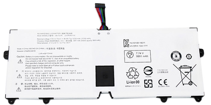 Datorbatteri Ersättning för  LG LBV7227E