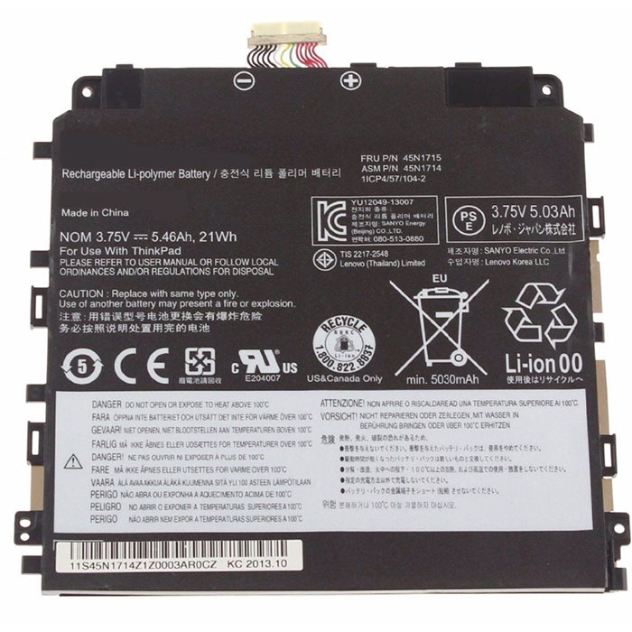 Datorbatteri Ersättning för LENOVO Thinkpad-8 Datorbatteri Ersättning för LENOVO Thinkpad-8