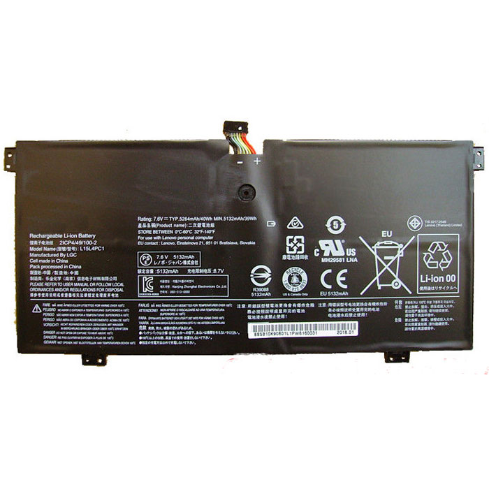 Datorbatteri Ersättning för LENOVO 5B10K90801 Datorbatteri Ersättning för LENOVO 5B10K90801