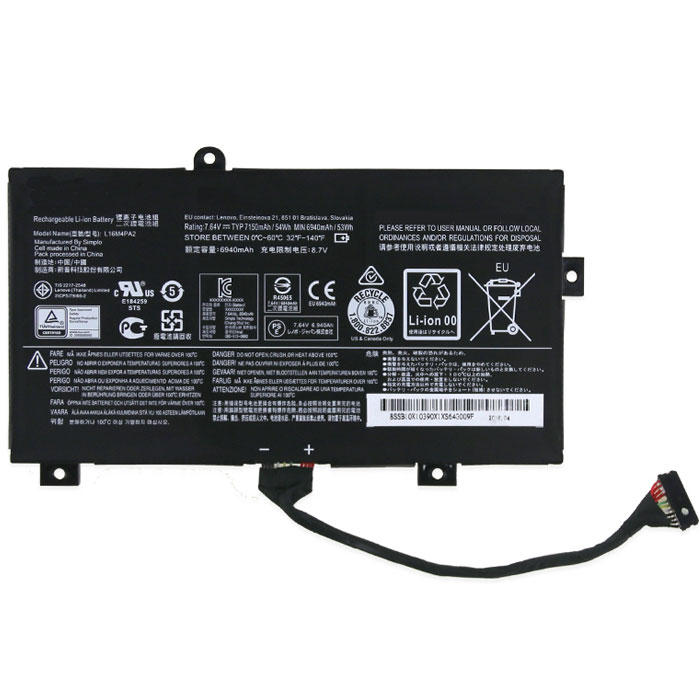 Datorbatteri Ersättning för LENOVO L16M4PA2 Datorbatteri Ersättning för LENOVO L16M4PA2